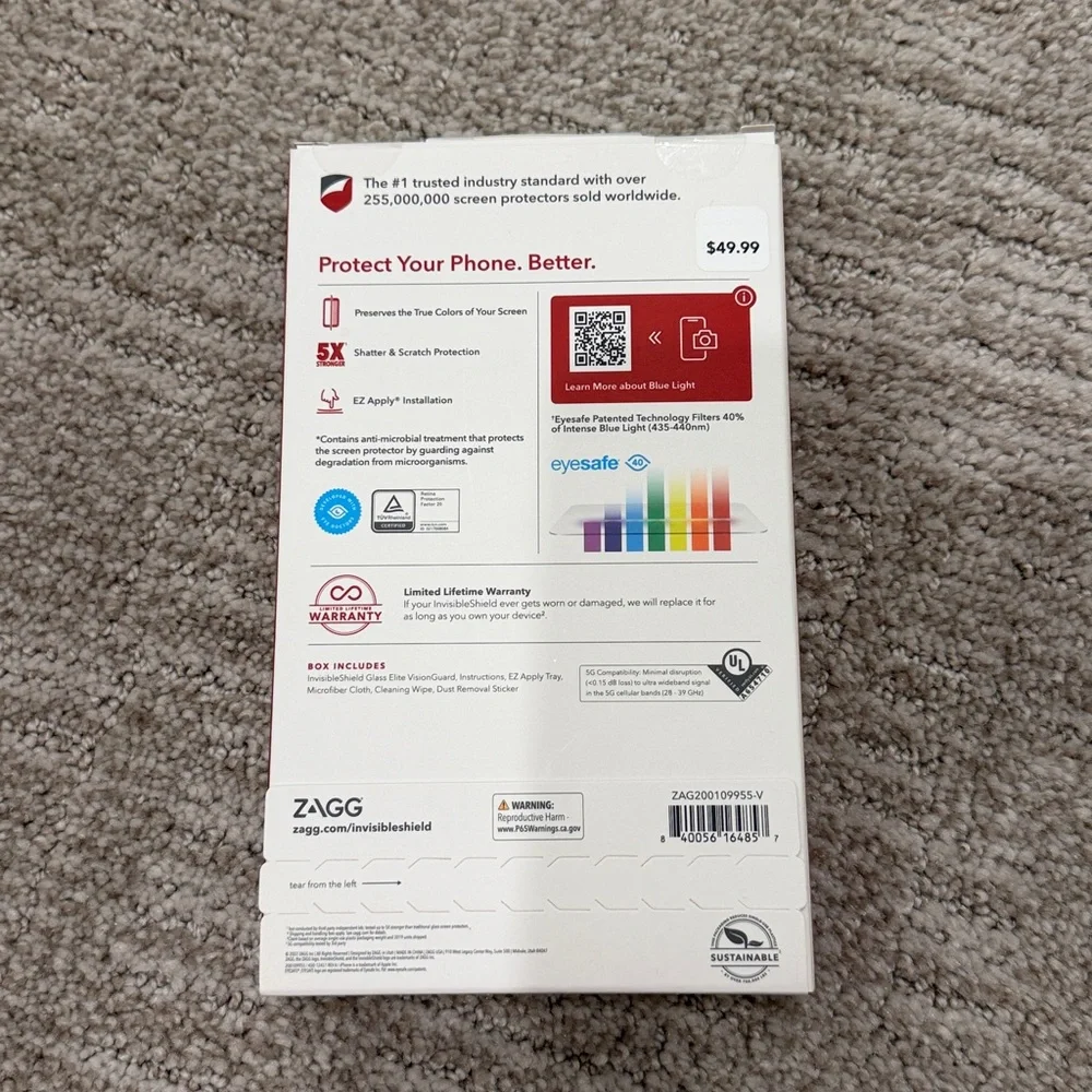 Glass Elite VisionGuard Screen Protector for iPhone 14 Pro - Clear